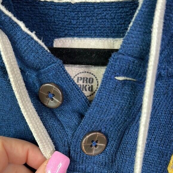 CCM Buffalo Sabers Blue Hooded Sweatshirt vintage/ distressed look size 2xl mens - Picture 10 of 10